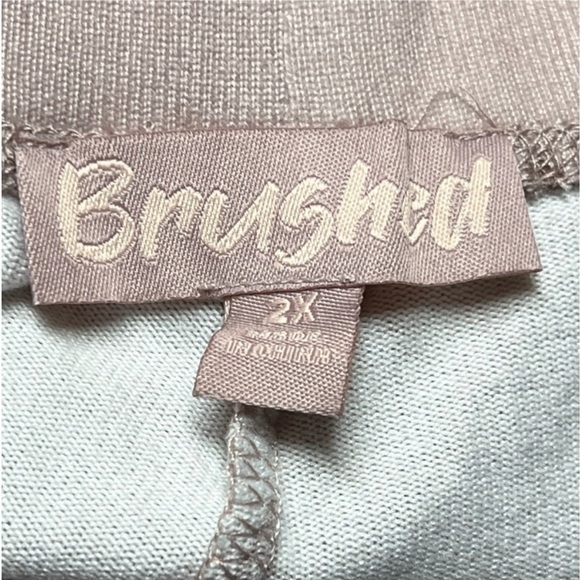 Brushed Pink Soft Lounge Pants Size 2X - Picture 3 of 5